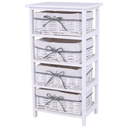 Tempo Kondela Komoda Ruby bílá, 73 cm