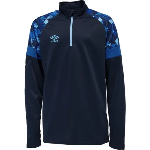 Umbro FORMATION QUARTER ZIP - JNR Dětská sportovní mikina, tmavě modrá, velikost S