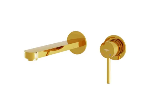 BESCO Podomítková umyvadlová baterie DECCO Zlatá BABUDSZL