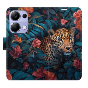 Flipové pouzdro iSaprio - Flower Jaguar 02 - Xiaomi Redmi Note 13 Pro