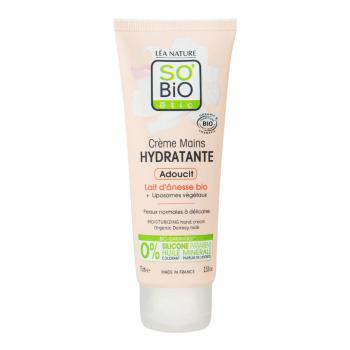 Krém na ruce hydratační s oslím mlékem 75 ml BIO   SO’BiO étic