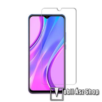 Előlap védő karcálló edzett üveg - 0,3 mm vékony, 9H, Arc Edge, A képernyő sík részét védi - Xiaomi Redmi 9 / 9 Prime / 9A / 9AT / 9i Sport / 9A Sport / 9C / 9C NFC