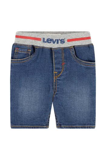 Dětské riflové kraťasy Levi's s potiskem