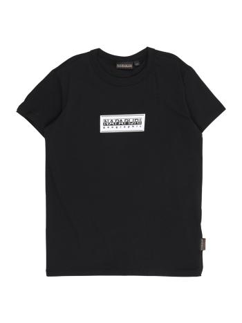 NAPAPIJRI Póló 'K S-CHAMOIS'  fekete / fehér