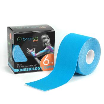 BronVit Sport Kinesio Tape classic 5 cm x 6 m tejpovací páska modrá