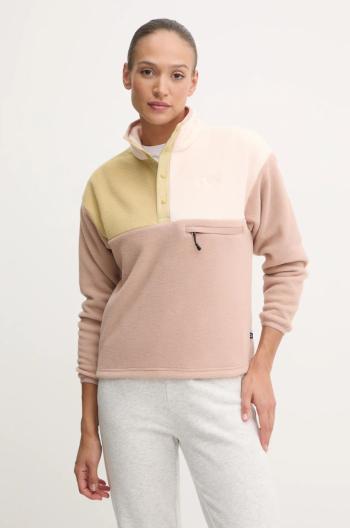 Mikina Picture Arcca 1/4 Zip dámská, růžová barva, vzorovaná, SWT0161