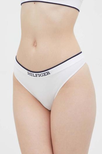 Tanga Tommy Hilfiger bílá barva, UW0UW04810