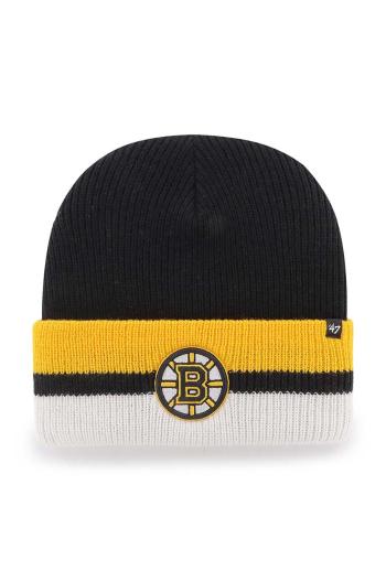 Čepice 47brand NHL Boston Bruins černá barva