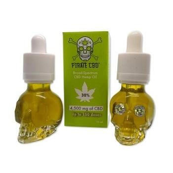 Broad-Spectrum 30% Pirate CBD™ olej (15 ml - 4500 mg CBD) (0003)