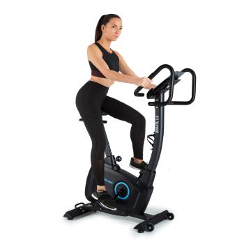 Capital Sports Durate, čierny, ergometer, domáci trenažér, 4 kg zotrvačník, pulz, počítač