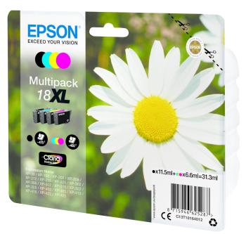 Epson 18XL T181640 C13T18164022 barevná (CMYK) originální cartridge