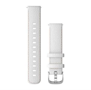 Szíj Garmin Quick Release 18 bőr - fehér
