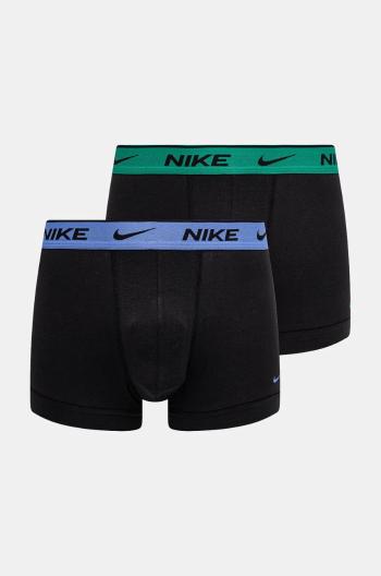 Boxerky Nike 2-pack pánské, černá barva, 0000KE1085