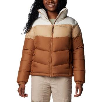 Columbia PUFFECT™ II COLORBLOCK JACKET Dámská zimní bunda, hnědá, velikost