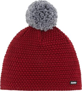 Eisbär Jamie Pompon Beanie Burgundy/Grey UNI Lyžařská čepice