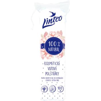 Linteo Natural Cotton Pads vatové tampónky 100 ks