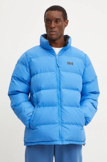 Oboustranná bunda Helly Hansen pánská, modrá barva, zimní