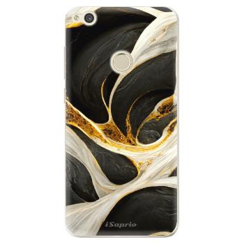 Odolné silikonové pouzdro iSaprio - Black and Gold - Huawei P9 Lite 2017