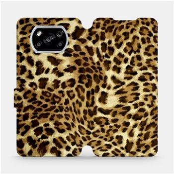 Flipové pouzdro na mobil Xiaomi POCO X3 NFC - VA33P Leopardí vzor (5903516393688)