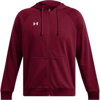 Under Armour RIVAL Pánská mikina, vínová, velikost