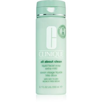 Clinique Liquid Facial Soap Extra-Mild tekuté mýdlo pro suchou až velmi suchou pleť 200 ml