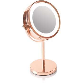 RIO Rose gold mirror podsvícené kosmetické zrcátko 1 ks