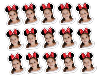 Personal Personalizované konfety - Minnie Mouse