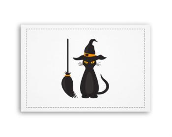 Fotoobraz 90x60 cm střední  Cat witch