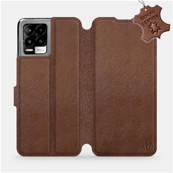 Kožené flip pouzdro na mobil Realme 8 Pro - Hnědé -  Brown Leather (5903516717804)