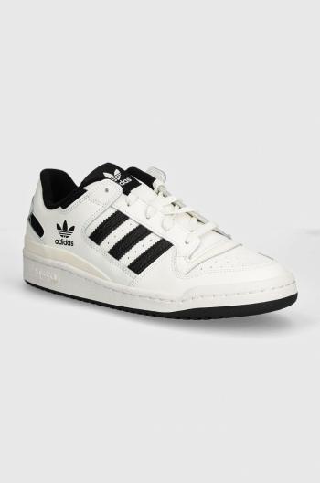 Kožené sneakers boty adidas Originals Forum Low bílá barva, IH7830