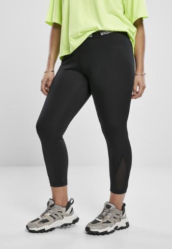 Urban Classics Ladies Tech Mesh Pedal Pusher Leggings black - XS