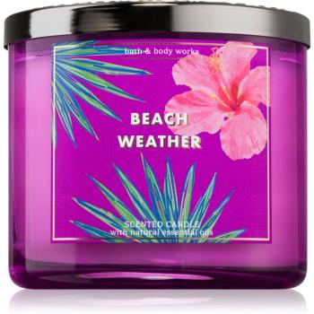 Bath & Body Works Beach Weather vonná sviečka 411 g