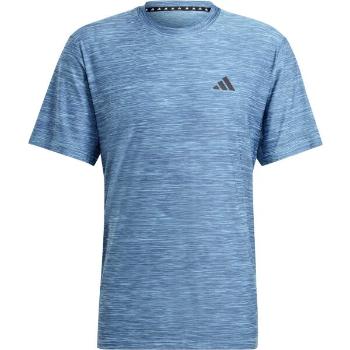 adidas TRAIN ESSENTIALS STRETCH TRAINING TEE Pánské sportovní triko, modrá, velikost