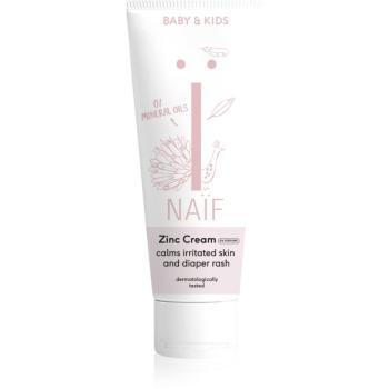 Naif Baby & Kids Zinc Cream krém proti opruzeninám pro děti od narození bez parfemace 75 ml