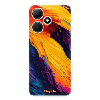 Odolné silikonové pouzdro iSaprio - Orange Paint - Infinix Hot 30i