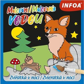 Malování/Maľovanie vodou Zvířátka v noci/Zvieratká v noci (8594184924228)