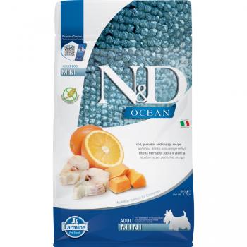 N&D Ocean Dog Adult Mini Codfish&Pumpkin&Orange 800g