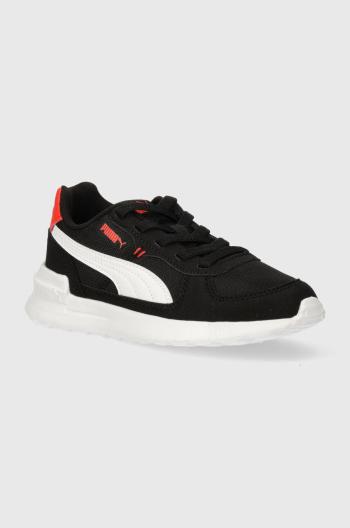 Dětské sneakers boty Puma Graviton AC PS černá barva