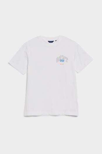 TRIČKO GANT OVERSIZED T-SHIRT WHITE