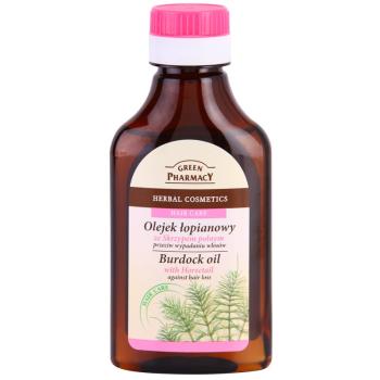 Green Pharmacy Horsetail Burdock Oil lopuchový olej proti padání vlasů 100 ml