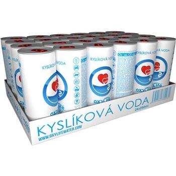 Oxylife Water Kyslíková voda 24x 250ml OBSAH KYSLÍKU 120 mg/l (8594174360081)