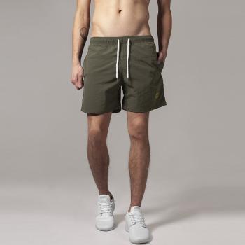 Urban Classics Block Swim Shorts olive/olive - 4XL