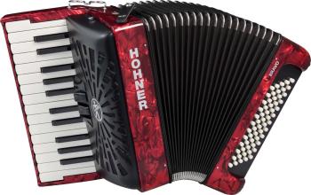 Hohner Bravo II 60 Klávesový akordeon Red