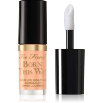 Too Faced Born This Way Super Coverage Multi-Use Concealer Travel Size dlouhotrvající korektor pro plné krytí odstín Nude 2 ml