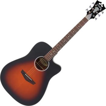 D'Angelico Premier Bowery LS Satin Vintage Sunburst Elektroakustická kytara Dreadnought