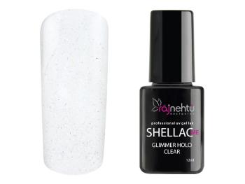 Ráj nehtů UV gel lak Shellac Me 12ml - Glimmer Holo Clear