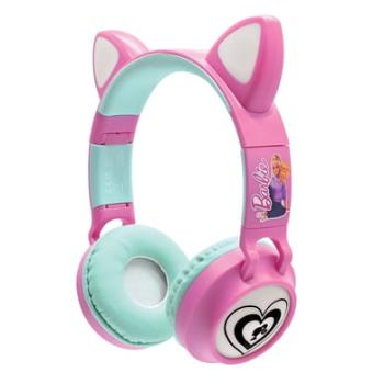 LEXIBOOK Sluchátka Bluetooth® se světly Barbie cat ears