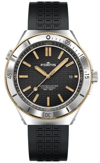 Fortis Marinemaster M-44 Black Resin Gold COSC Limited Edition F8120015