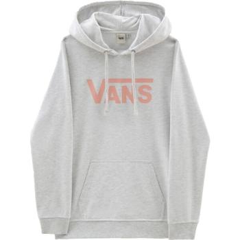 Vans WM DROP V LOGO HOODIE Dámská mikina, šedá, velikost