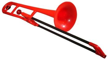 pBone 700640 Plastový trombon Red